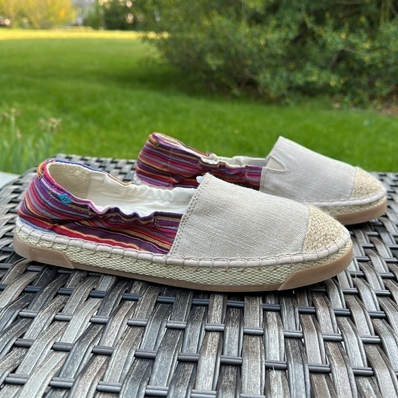 Nwot SPERRY TOP-SIDER Women's Laurel Reef Espadrille - Oatmeal/Caribbean Stripe - Picture 13 of 16